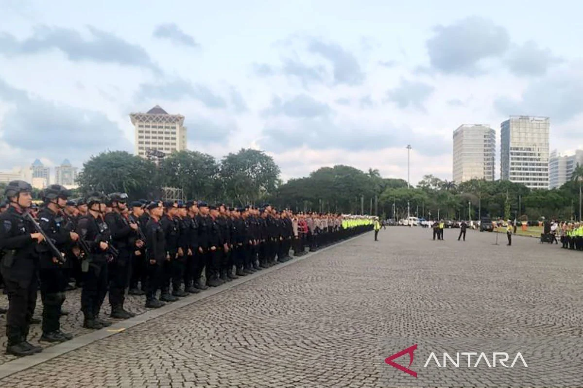 Jakarta Siaga Ribuan Personel Gabungan Amankan Malam Takbiran Di Ibu Kota