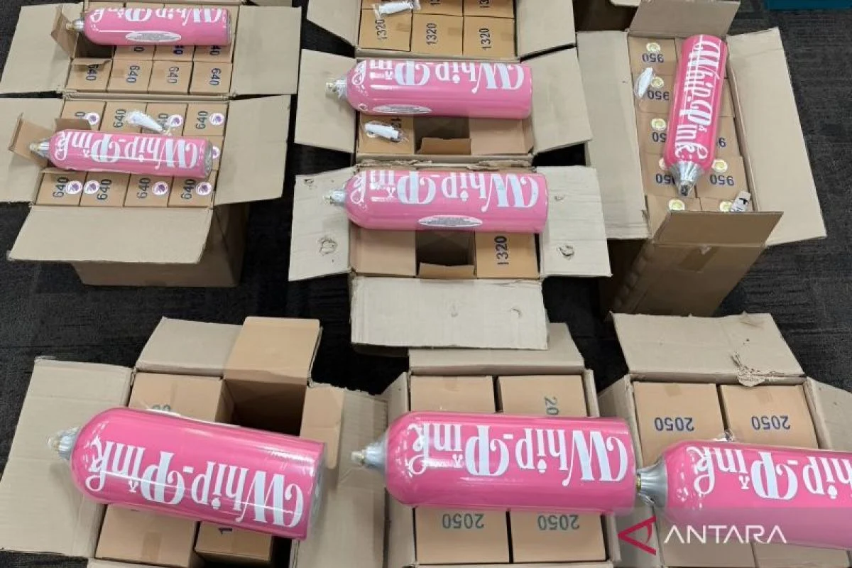 Polisi Bongkar Pabrik Gas N2o Ilegal Whip Pink Usut Jaringan Distribusi Nasional